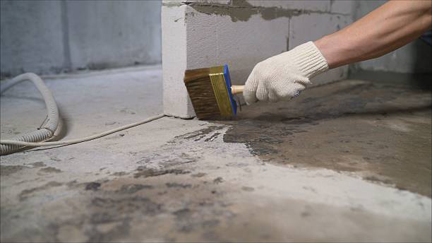 SJ Waterproofing Pros Crawl Space Encapsulation coverage map for Goldsmith, IN and surrounding area